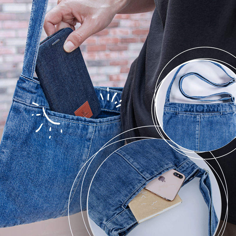 デニムサコッシュ - UK trident