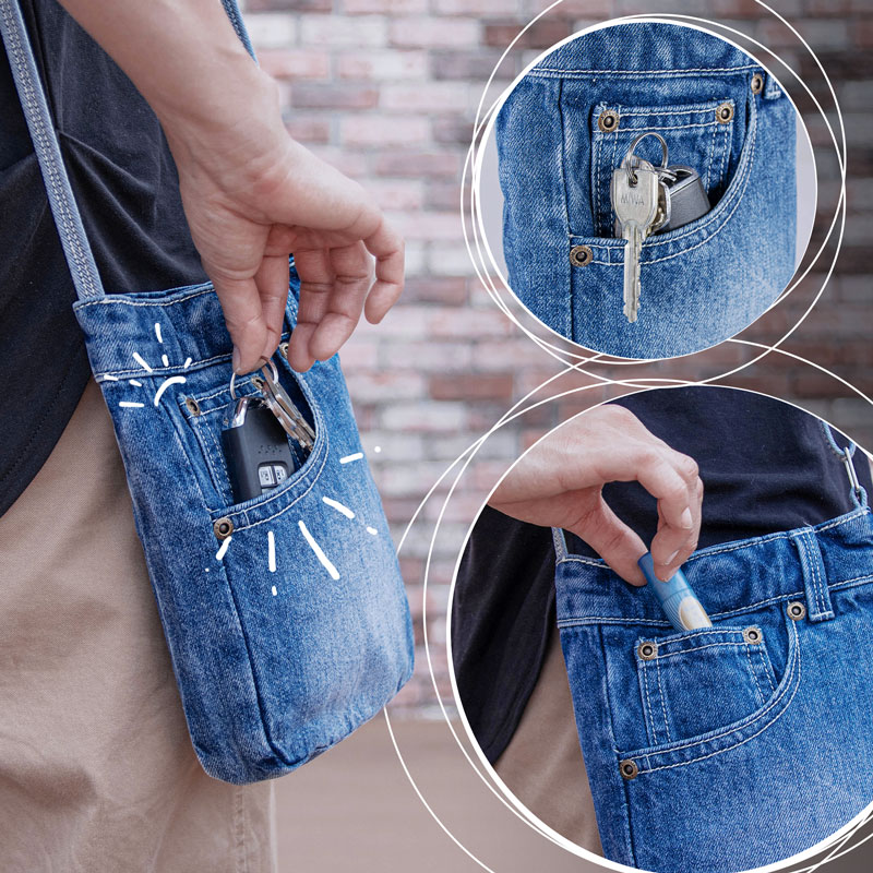 デニムミニショルダー - UK trident